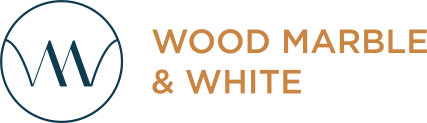 Wood Marble & White