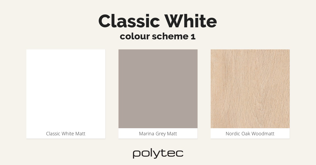 Classic White Colour Scheme 1 Colour Collections Polytec 5850