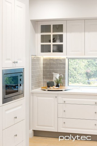 polytec classic white matt kitchen